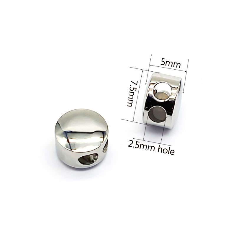 4Pcs Manik-Manik Spacer Baja T - Patent Leather Shine ulasan dan harga